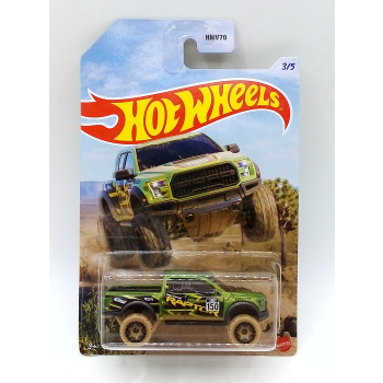 2017 Ford F-150 Raptor #150 – Baja 4x4 series 3/5 - Hot Wheels Long Card
